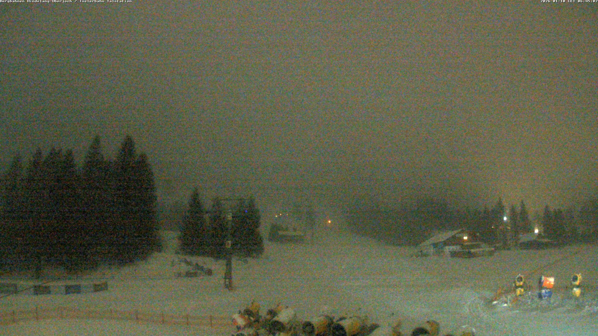 Archiv Foto Webcam Oberjoch - Blick zum Iseler