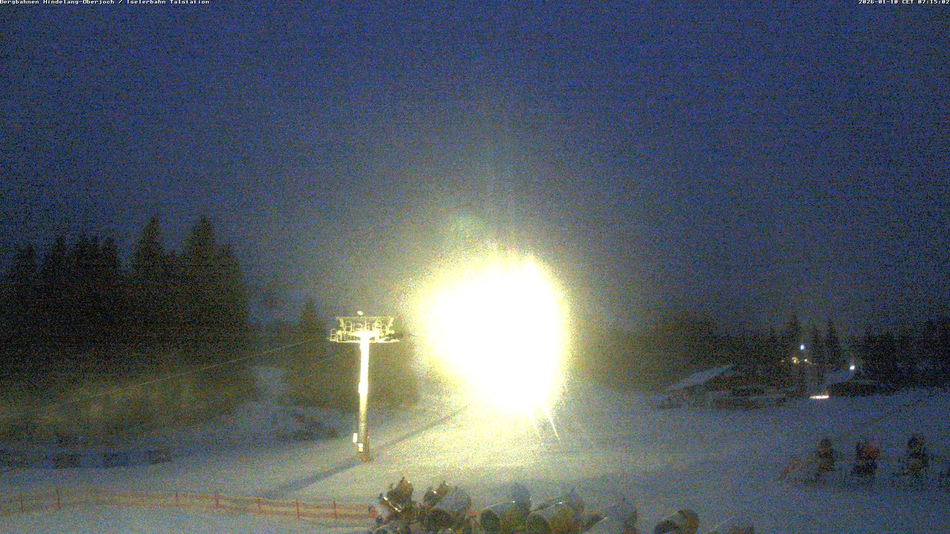 Archiv Foto Webcam Oberjoch - Blick zum Iseler