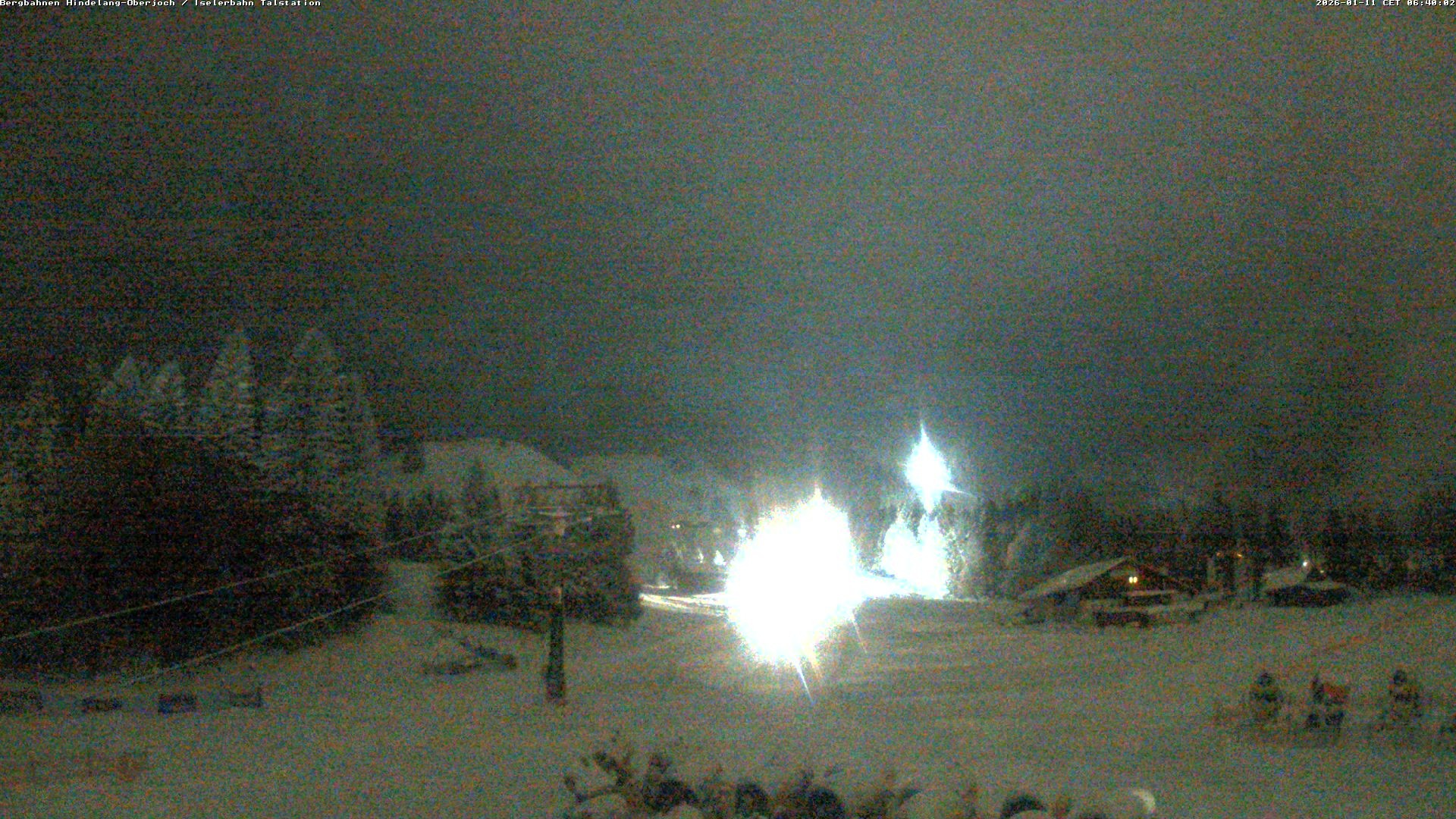 Archiv Foto Webcam Oberjoch - Blick zum Iseler