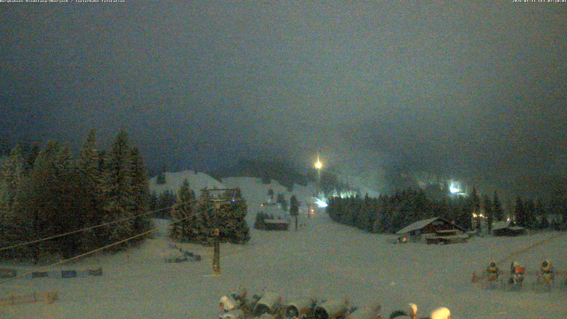 Archiv Foto Webcam Oberjoch - Blick zum Iseler