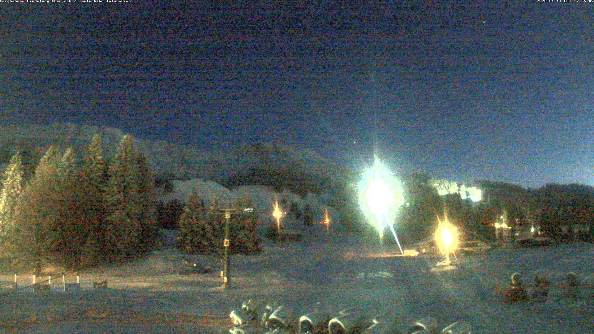 Archiv Foto Webcam Oberjoch - Blick zum Iseler