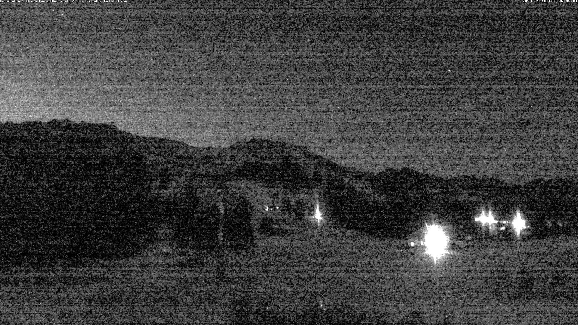 Archiv Foto Webcam Oberjoch - Blick zum Iseler