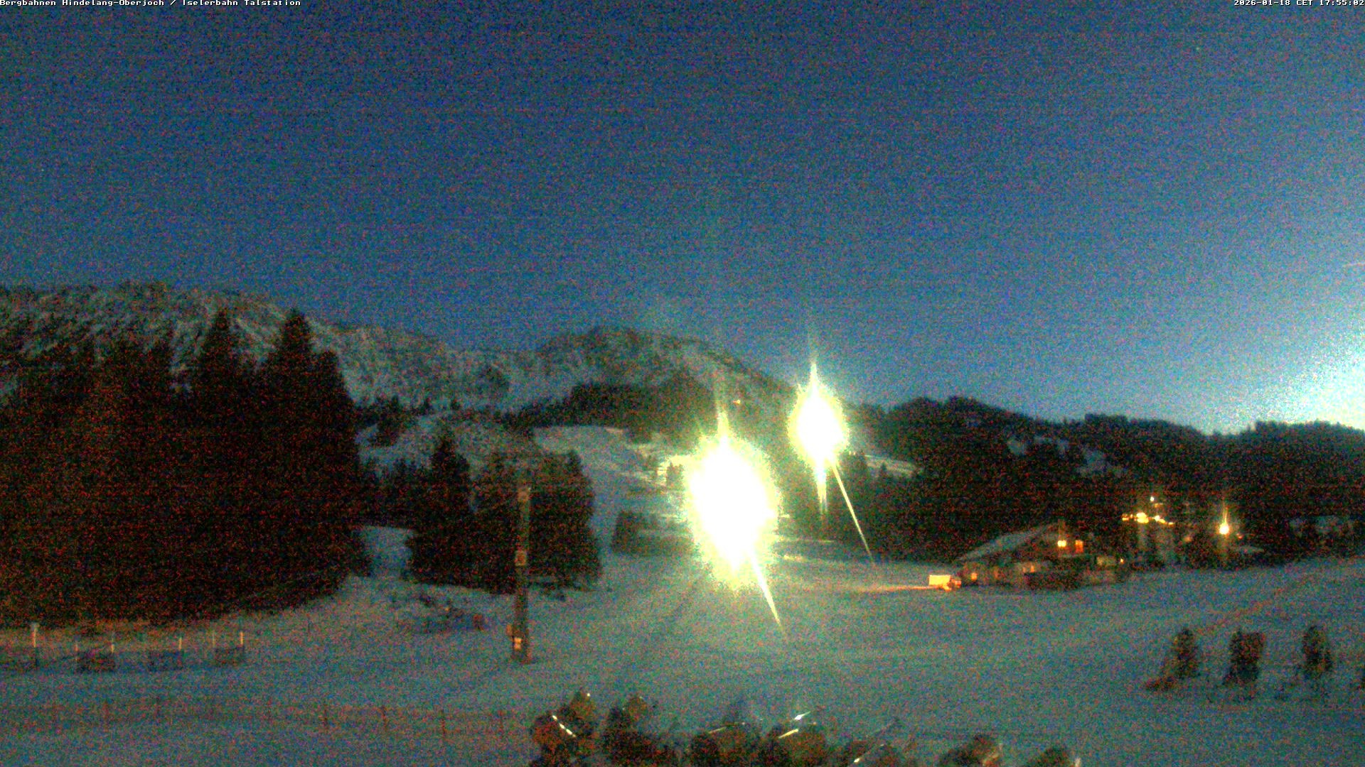 Archiv Foto Webcam Oberjoch - Blick zum Iseler