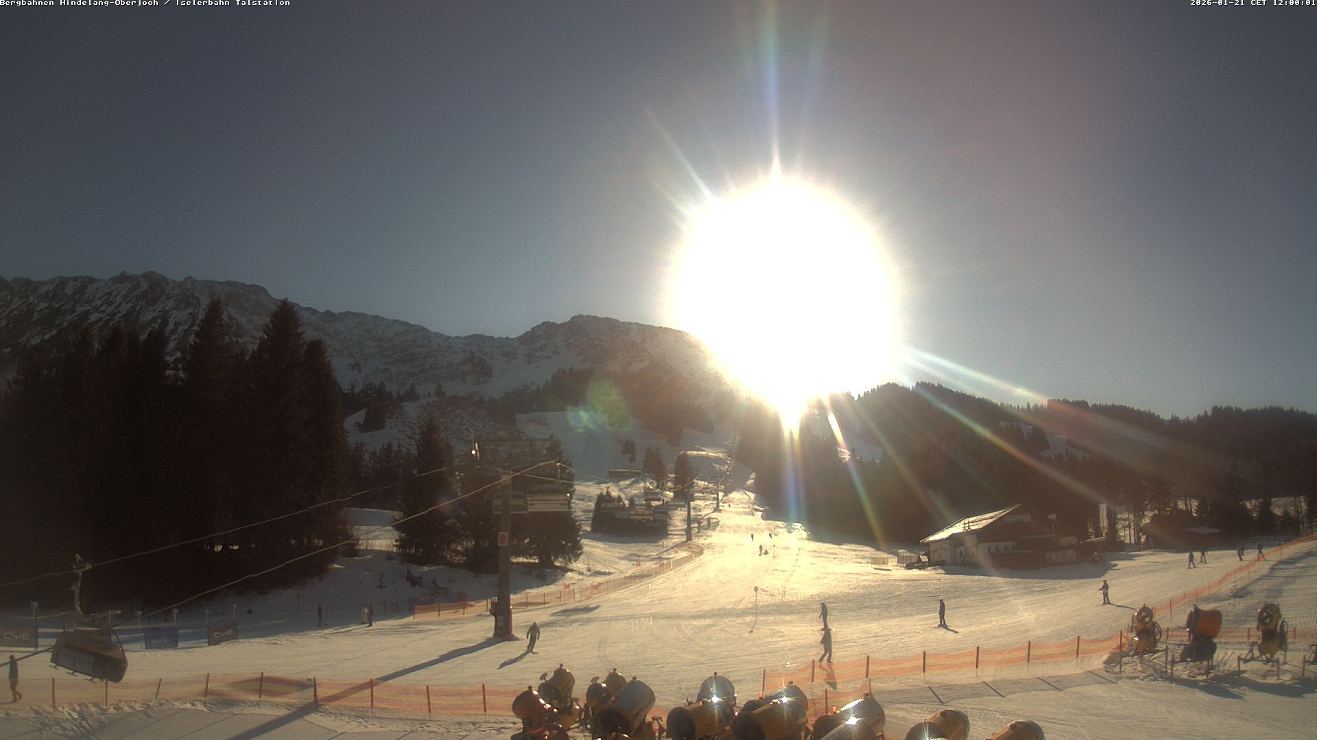 Archived image Webcam Oberjoch - Mt. Iseler