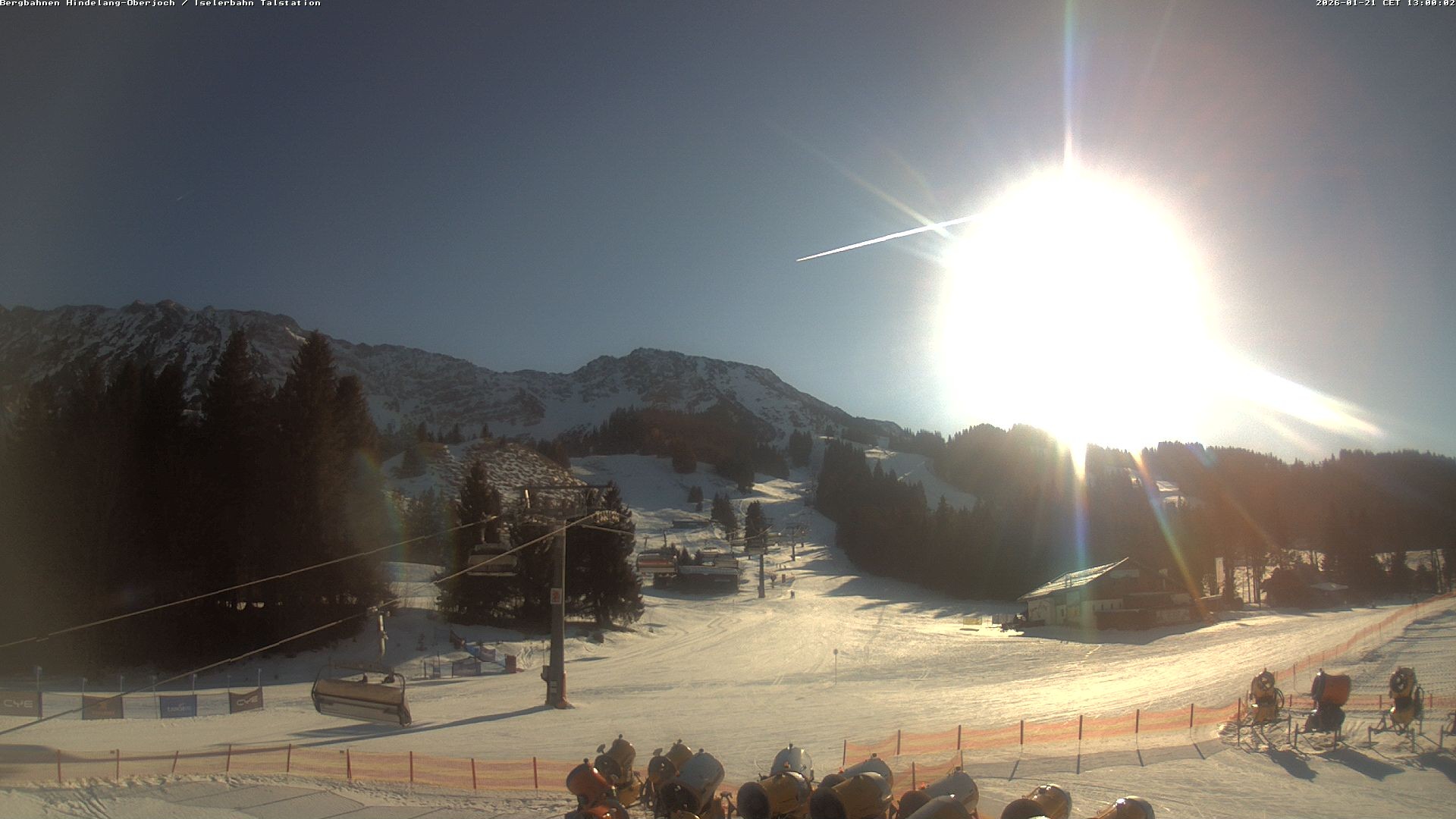 Archived image Webcam Oberjoch - Mt. Iseler