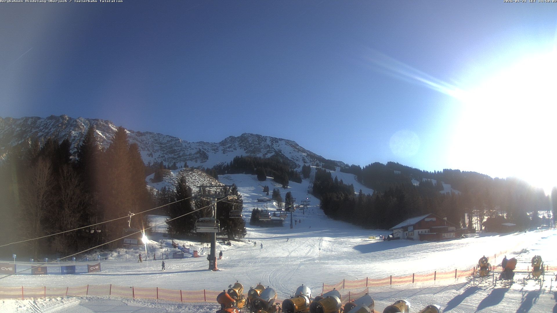 Archived image Webcam Oberjoch - Mt. Iseler