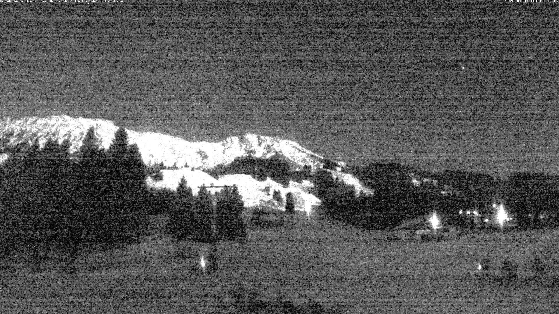 Archiv Foto Webcam Oberjoch - Blick zum Iseler