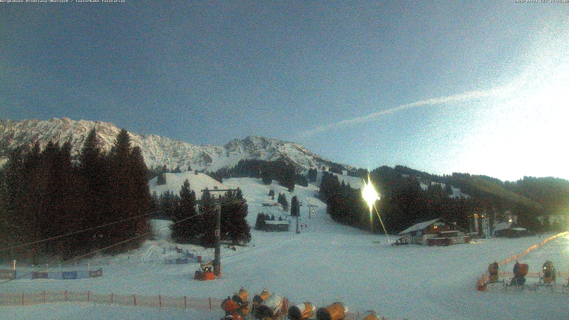 Archived image Webcam Oberjoch - Mt. Iseler