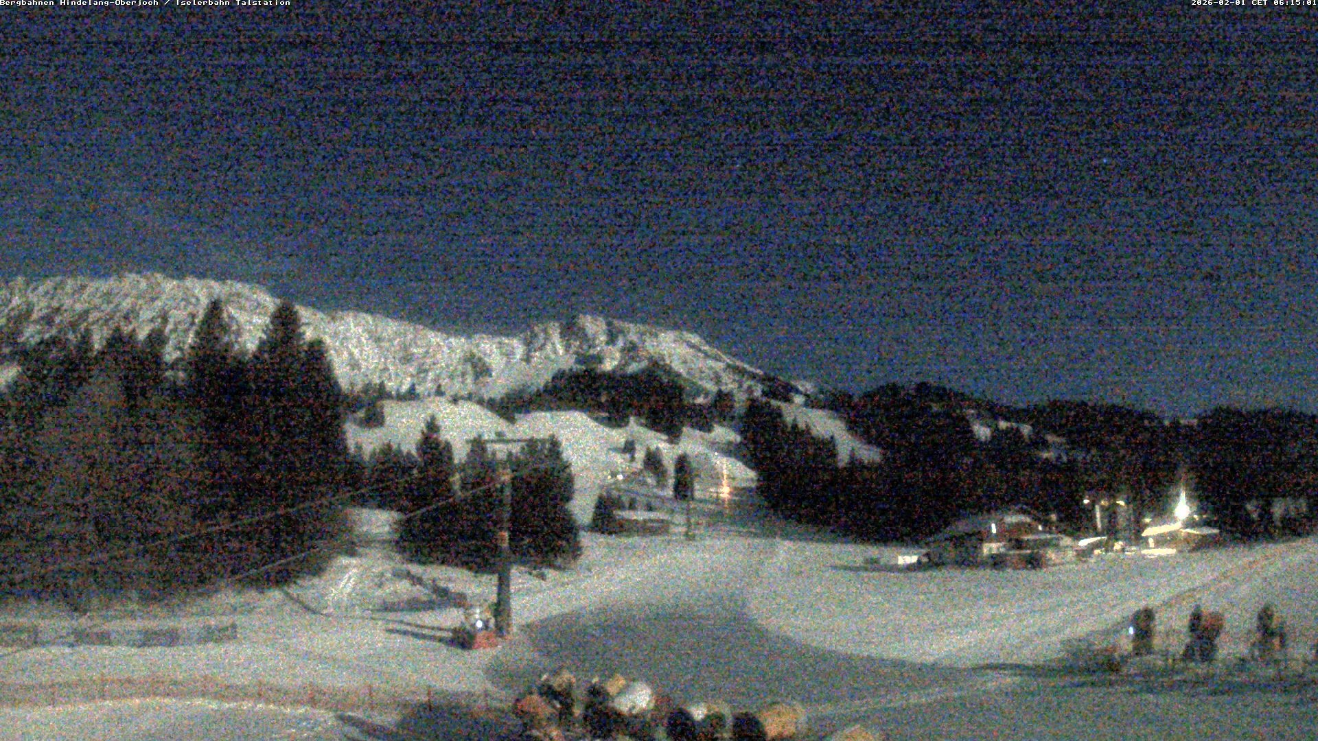 Archiv Foto Webcam Oberjoch - Blick zum Iseler
