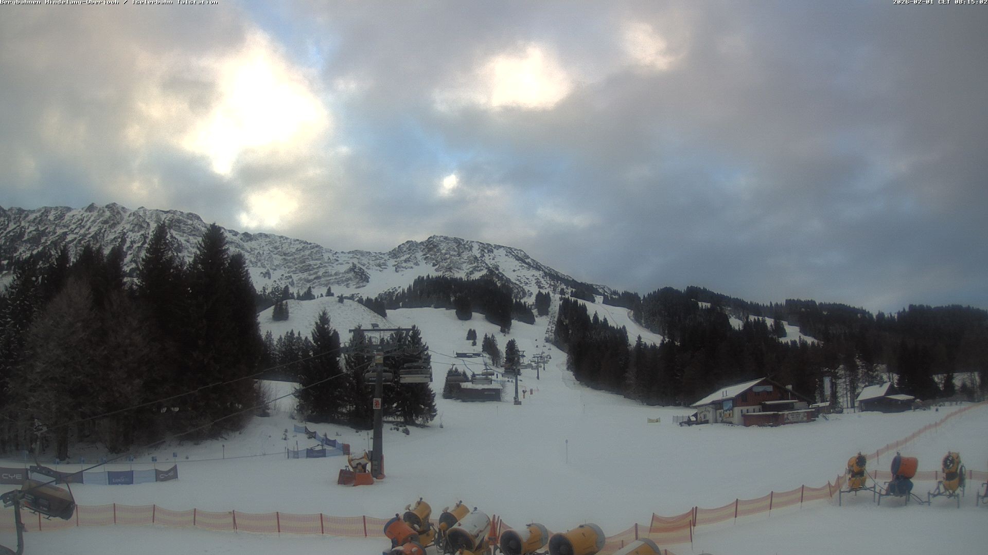 Archiv Foto Webcam Oberjoch - Blick zum Iseler