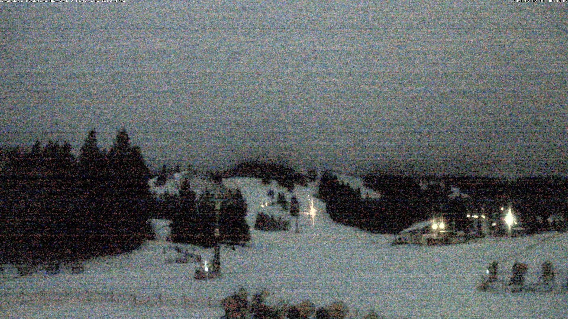 Archiv Foto Webcam Oberjoch - Blick zum Iseler