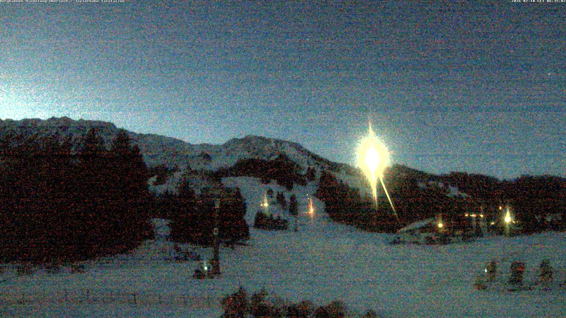 Archiv Foto Webcam Oberjoch - Blick zum Iseler