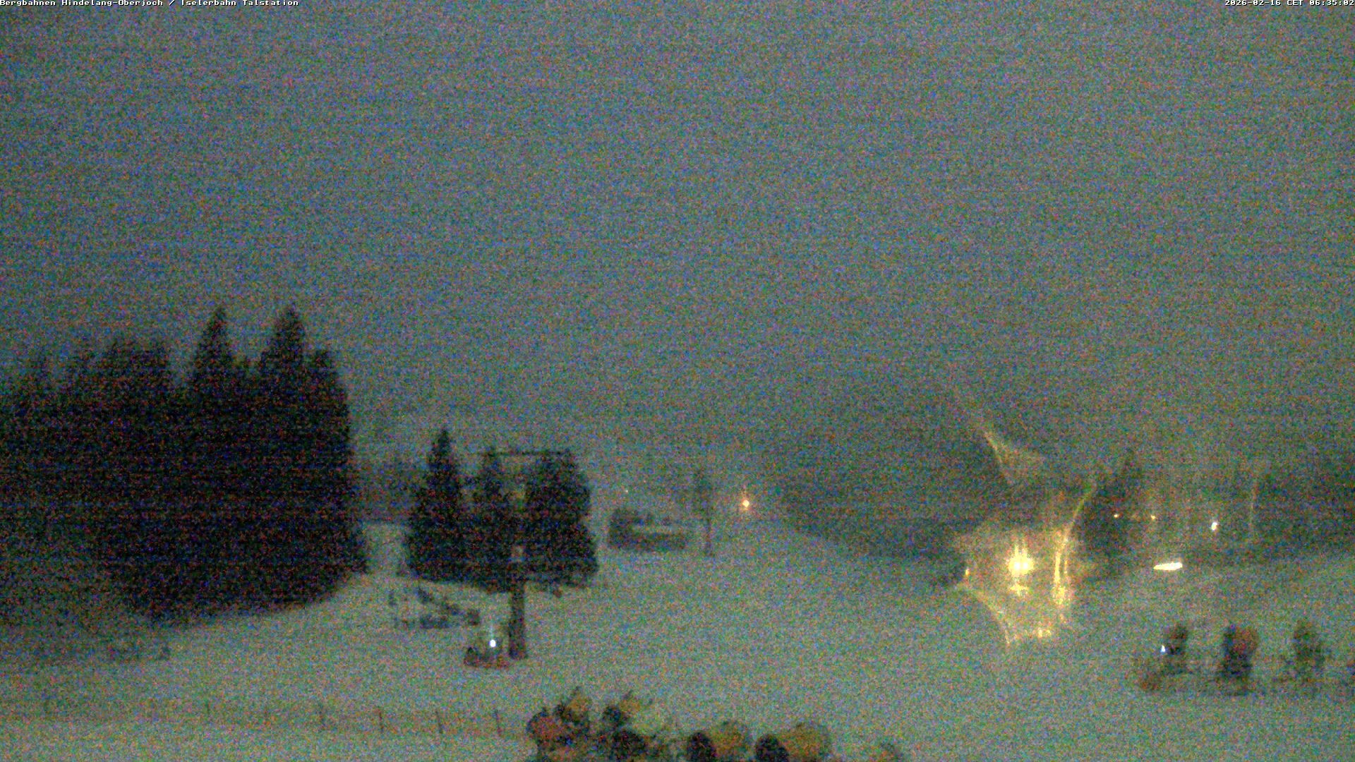 Archiv Foto Webcam Oberjoch - Blick zum Iseler