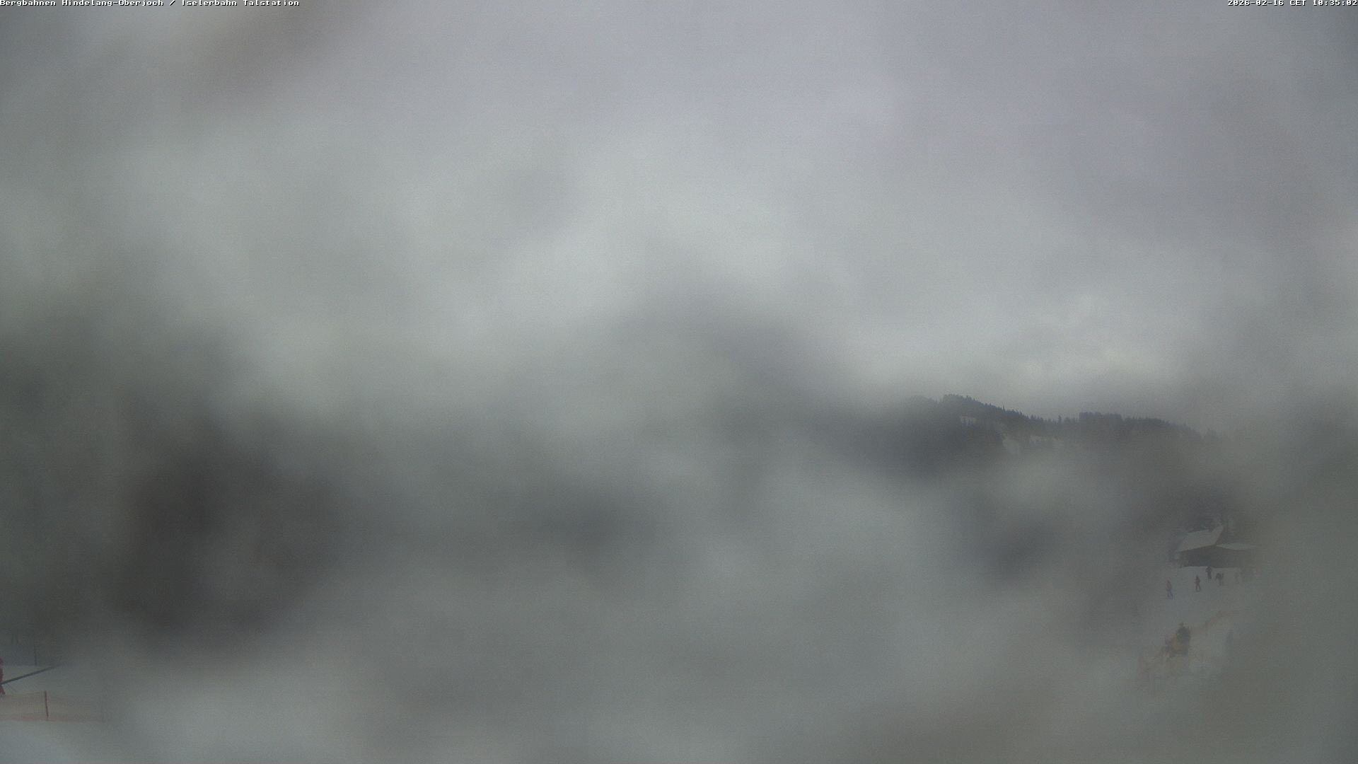 Archiv Foto Webcam Oberjoch - Blick zum Iseler