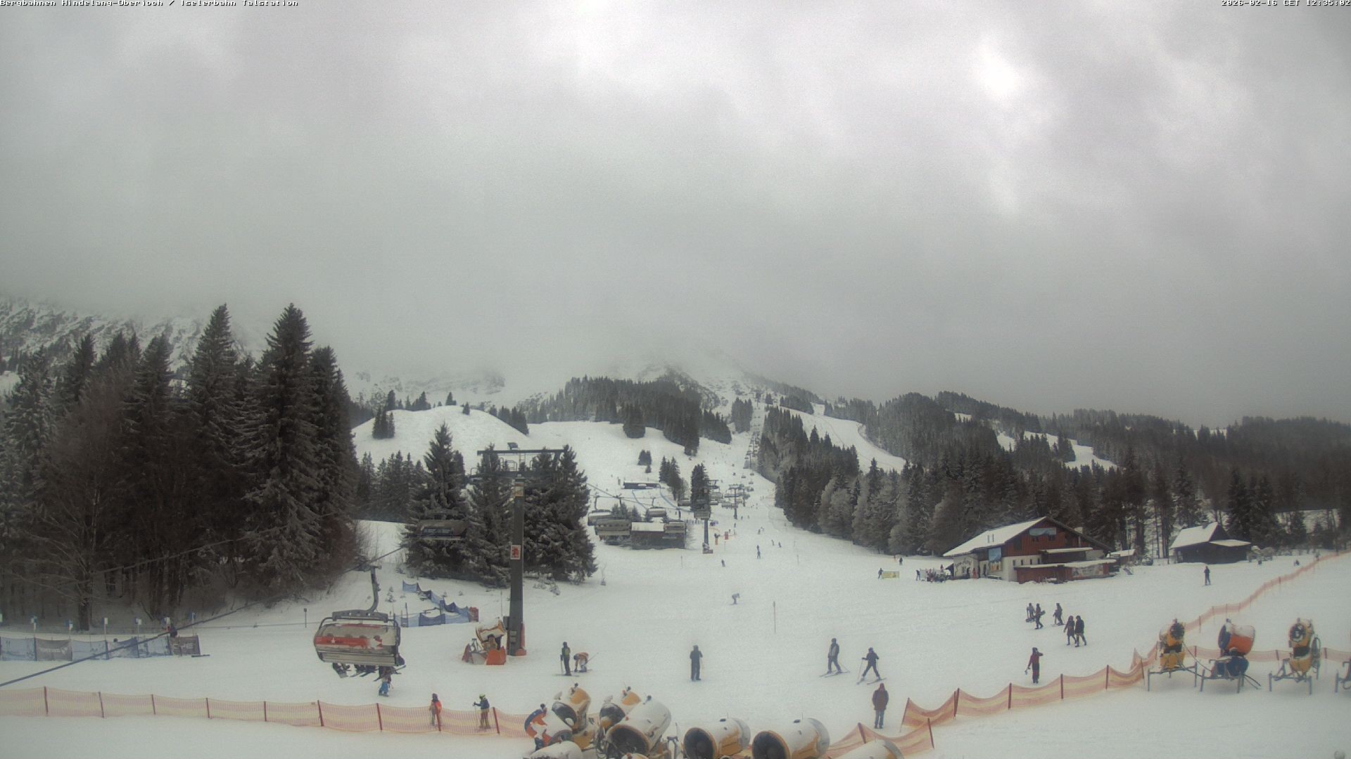 Archiv Foto Webcam Oberjoch - Blick zum Iseler