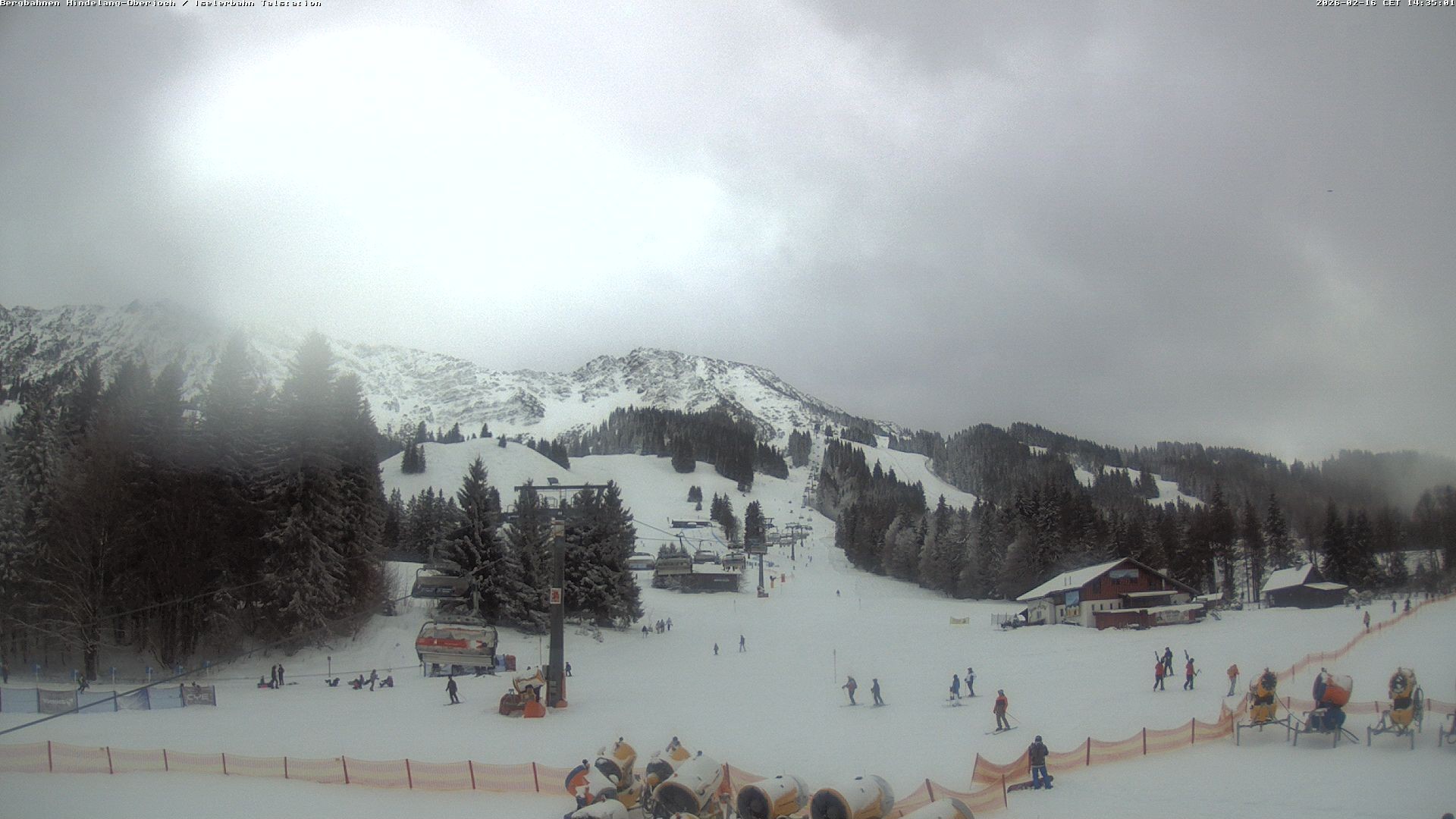 Archiv Foto Webcam Oberjoch - Blick zum Iseler