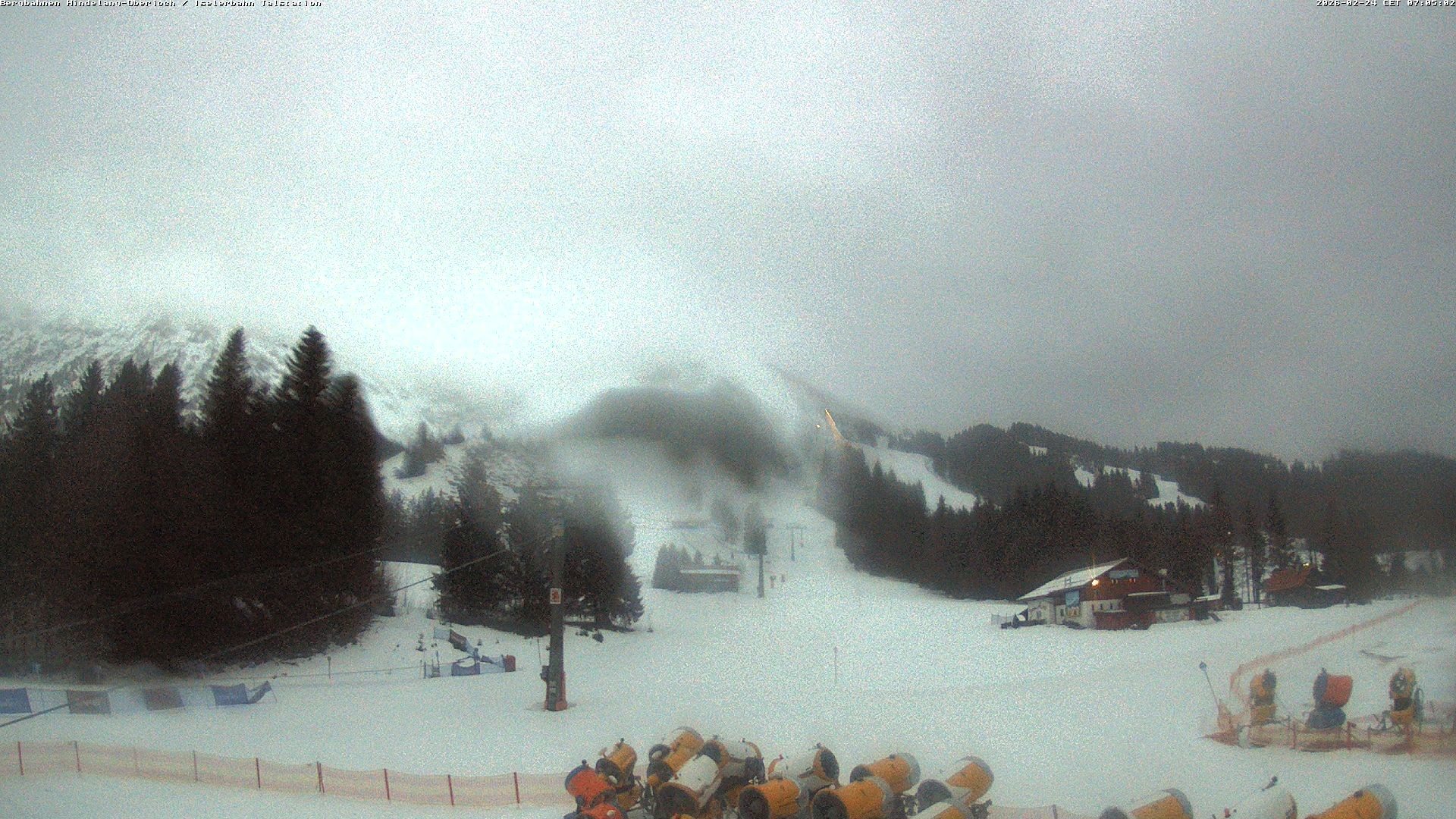 Archiv Foto Webcam Oberjoch - Blick zum Iseler