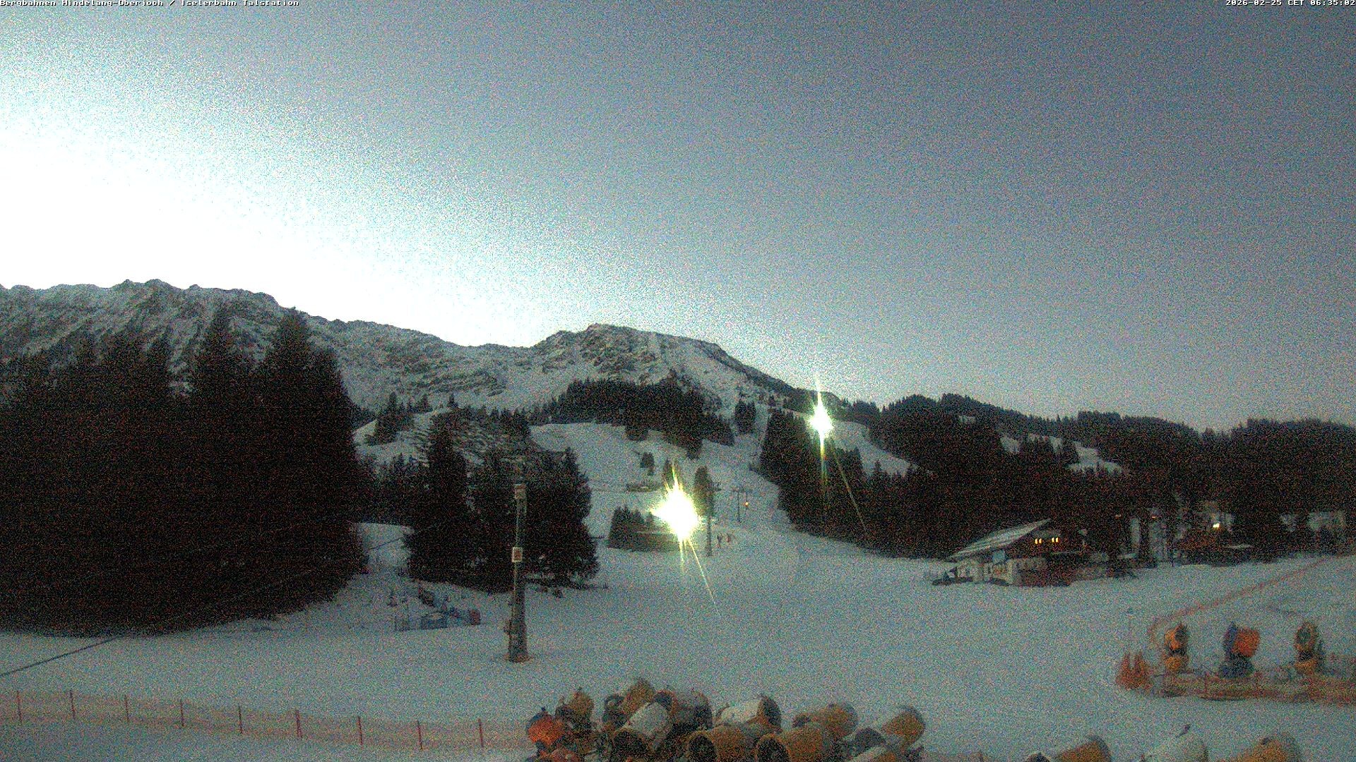 Archiv Foto Webcam Oberjoch - Blick zum Iseler