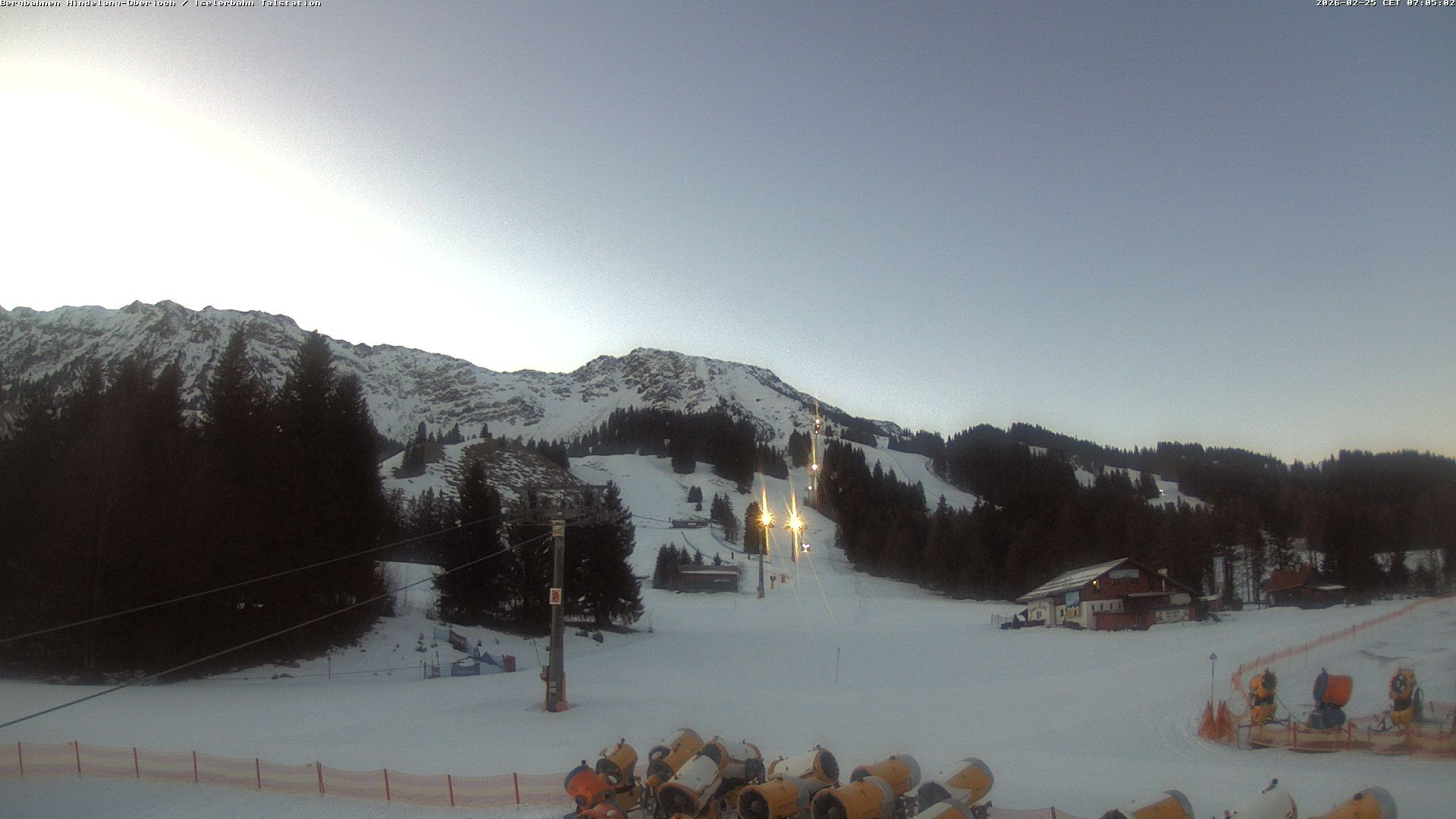 Archiv Foto Webcam Oberjoch - Blick zum Iseler