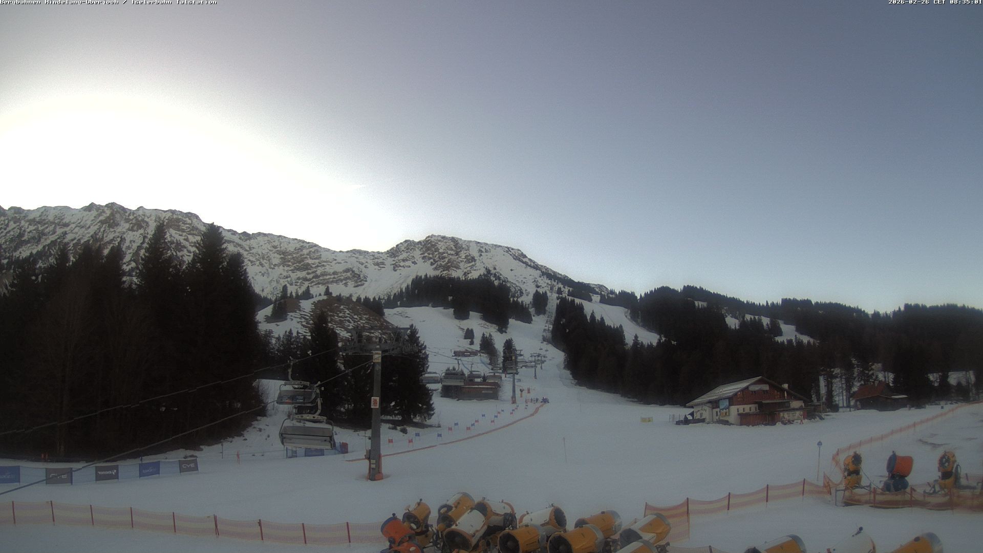 Archiv Foto Webcam Oberjoch - Blick zum Iseler