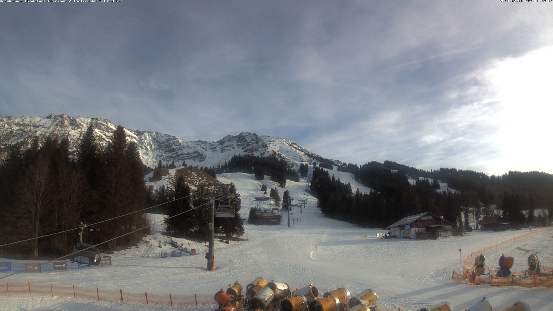 Archiv Foto Webcam Oberjoch - Blick zum Iseler