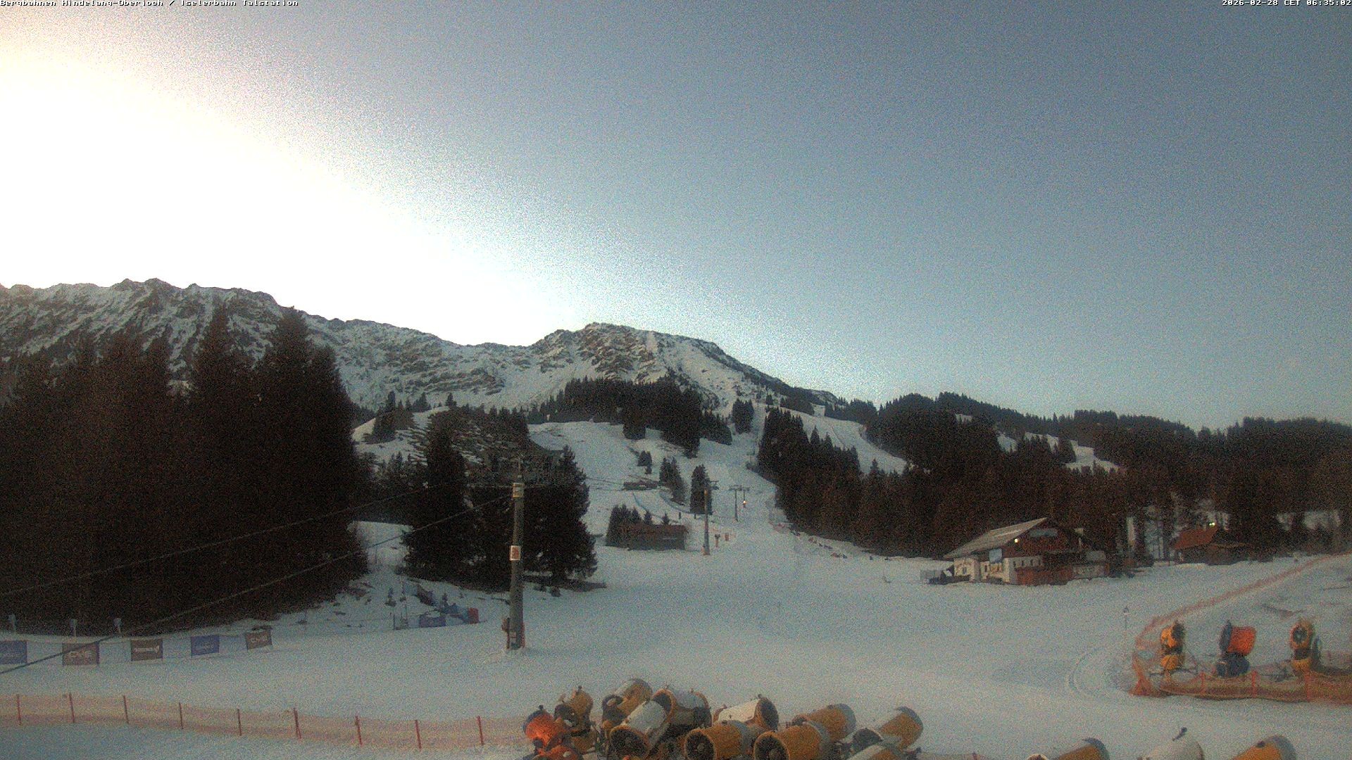 Archiv Foto Webcam Oberjoch - Blick zum Iseler