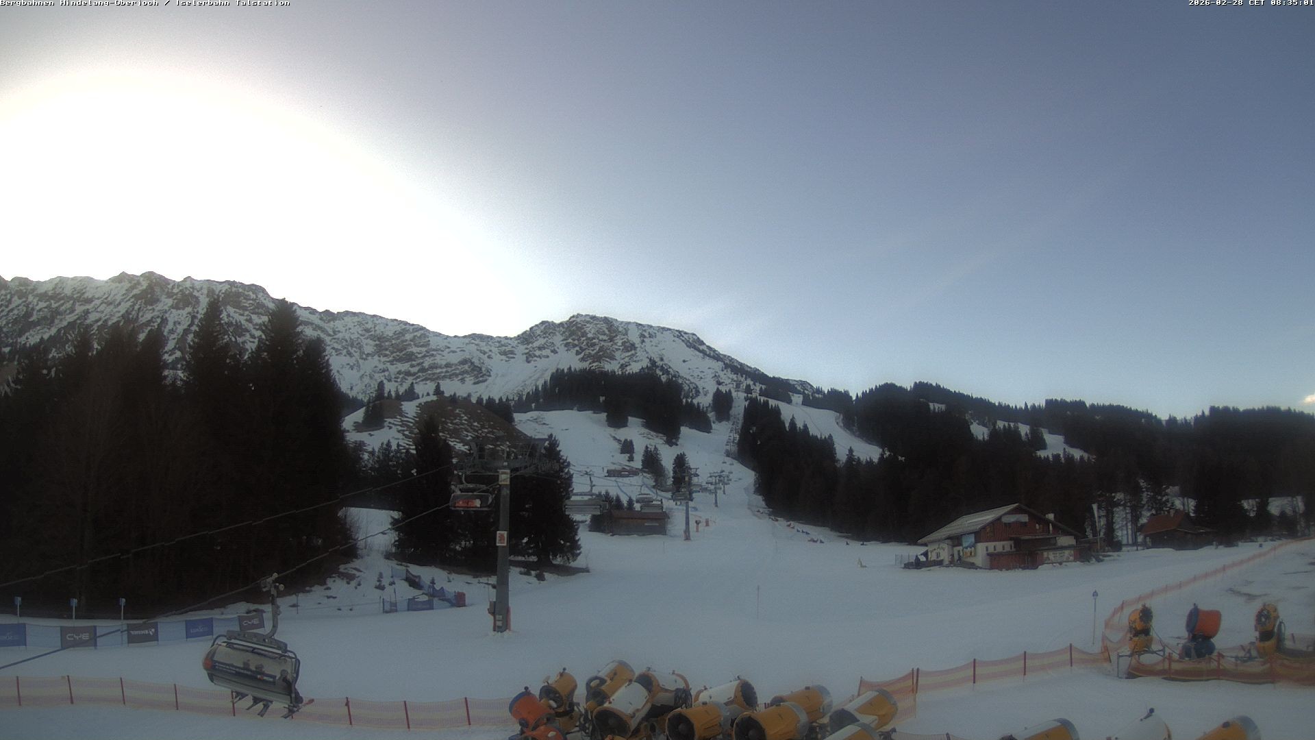 Archiv Foto Webcam Oberjoch - Blick zum Iseler
