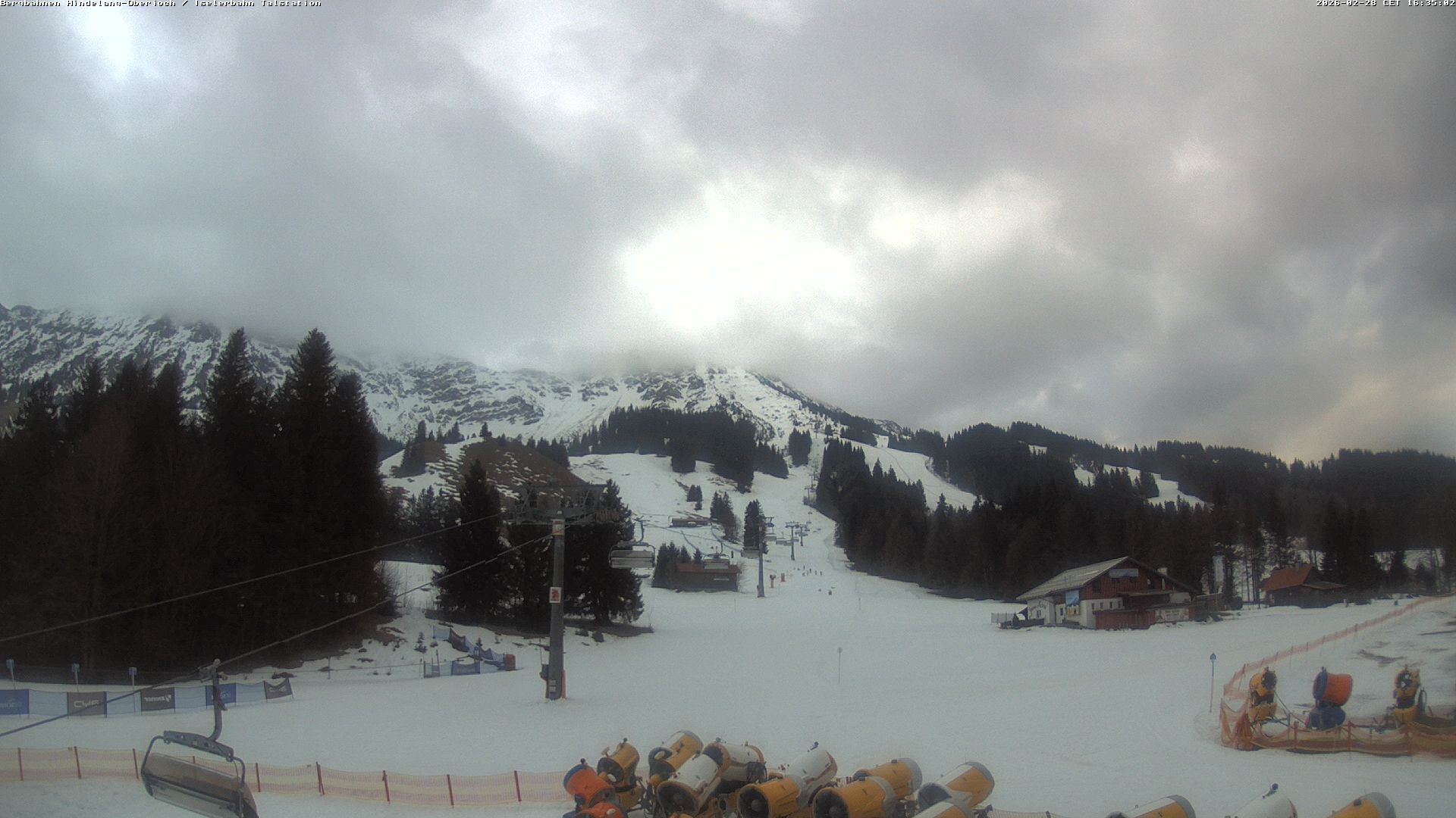 Archiv Foto Webcam Oberjoch - Blick zum Iseler