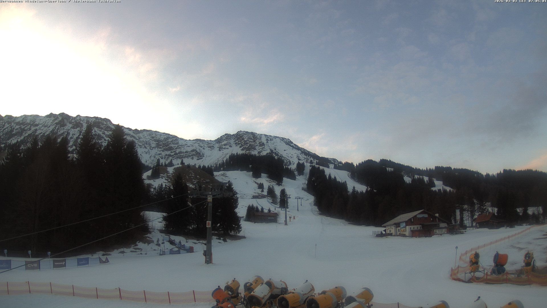 Archiv Foto Webcam Oberjoch - Blick zum Iseler