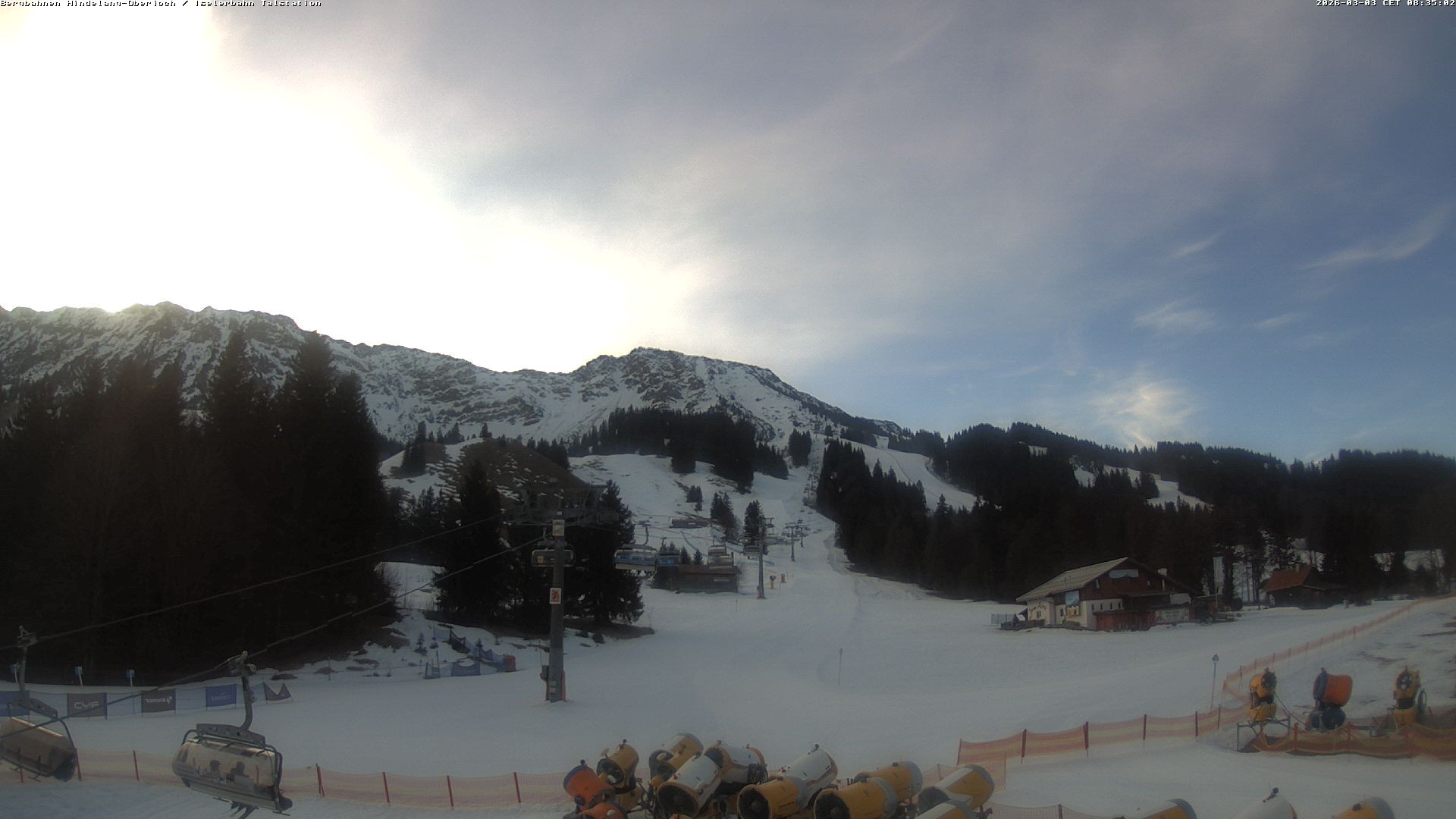 Archiv Foto Webcam Oberjoch - Blick zum Iseler