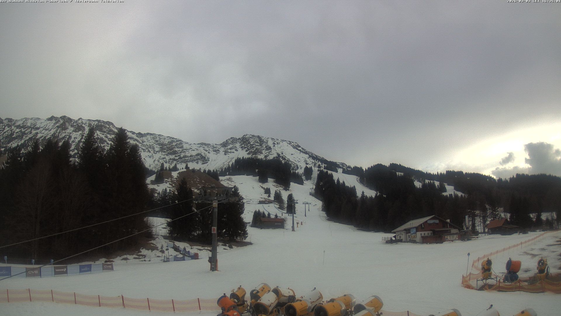 Archiv Foto Webcam Oberjoch - Blick zum Iseler