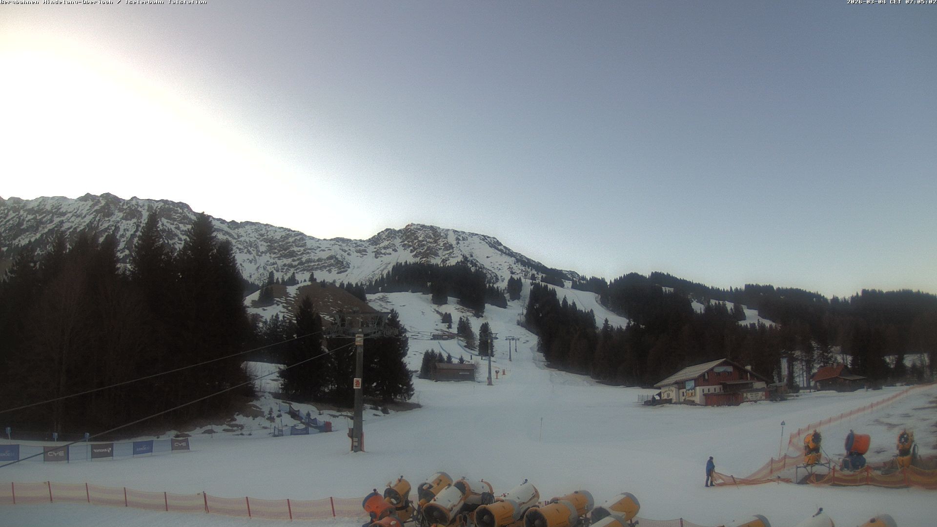 Archiv Foto Webcam Oberjoch - Blick zum Iseler