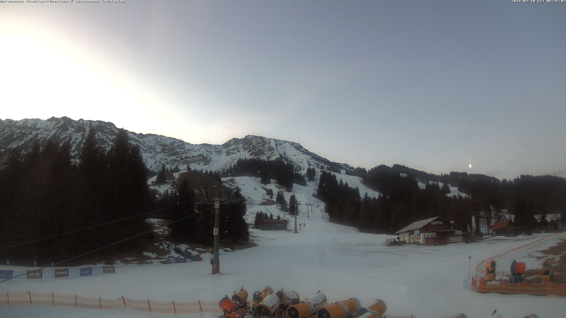 Archiv Foto Webcam Oberjoch - Blick zum Iseler