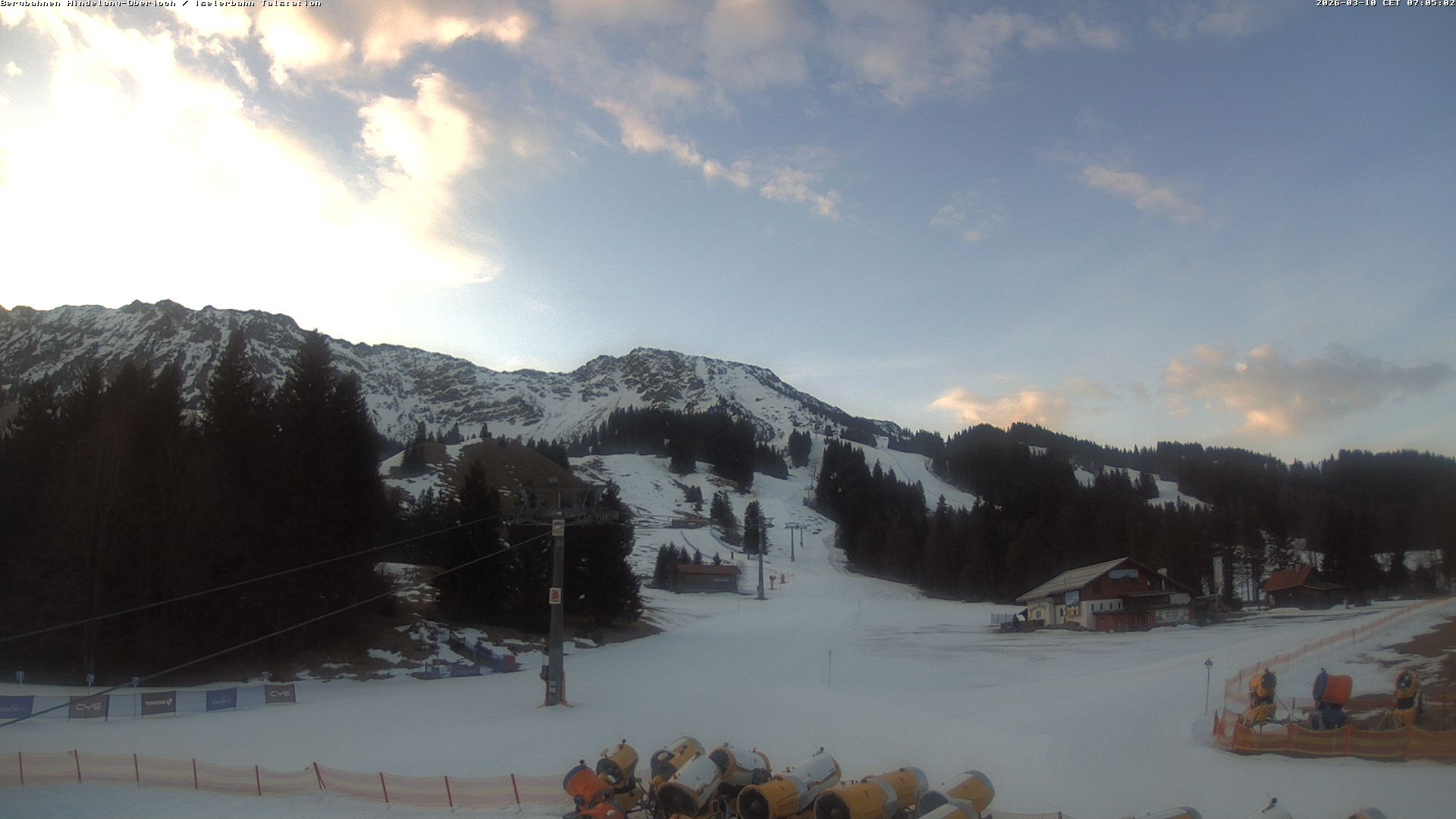 Archiv Foto Webcam Oberjoch - Blick zum Iseler