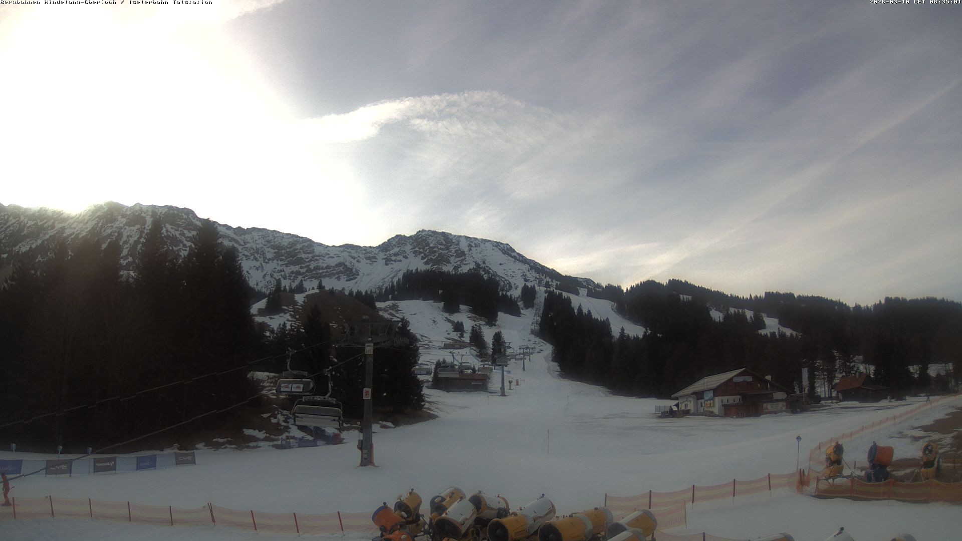 Archiv Foto Webcam Oberjoch - Blick zum Iseler