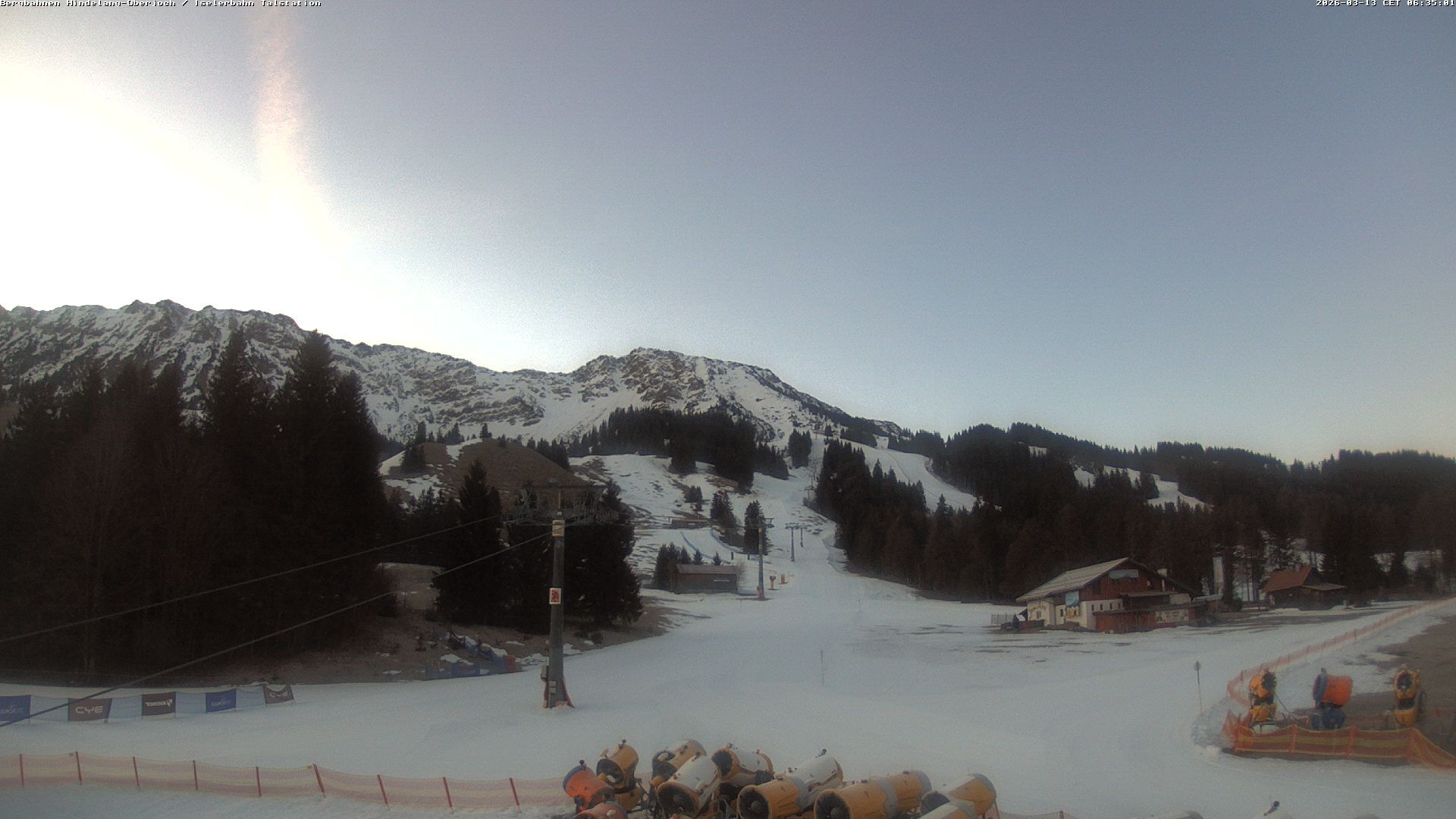 Archiv Foto Webcam Oberjoch - Blick zum Iseler