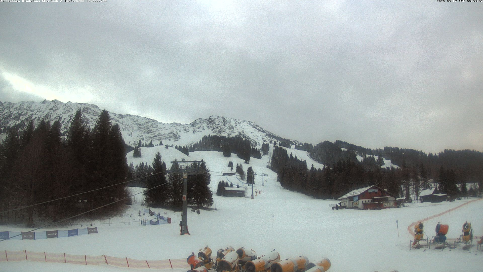 Archiv Foto Webcam Oberjoch - Blick zum Iseler