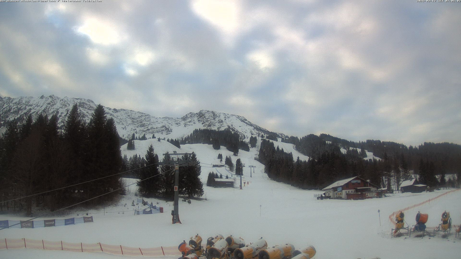 Archiv Foto Webcam Oberjoch - Blick zum Iseler