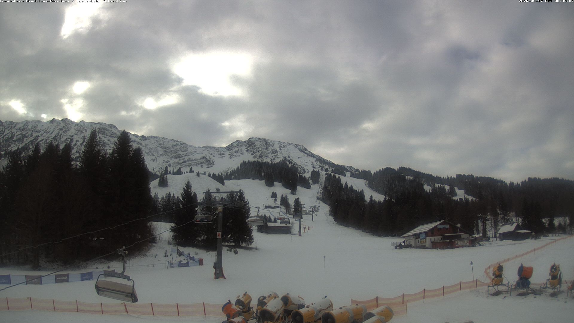 Archiv Foto Webcam Oberjoch - Blick zum Iseler