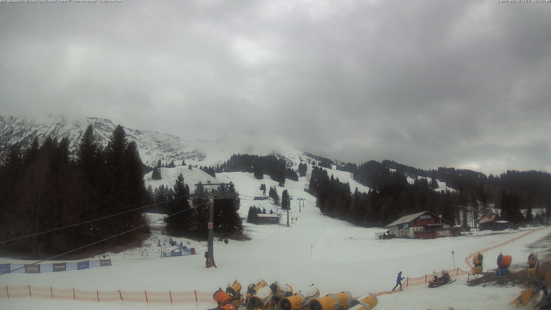 Archiv Foto Webcam Oberjoch - Blick zum Iseler