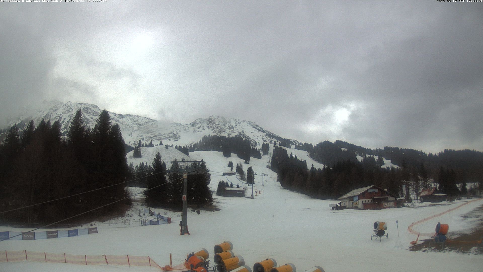 Archiv Foto Webcam Oberjoch - Blick zum Iseler