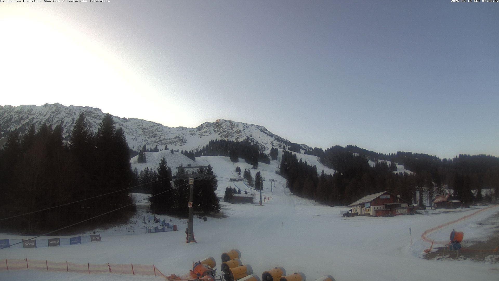 Archiv Foto Webcam Oberjoch - Blick zum Iseler