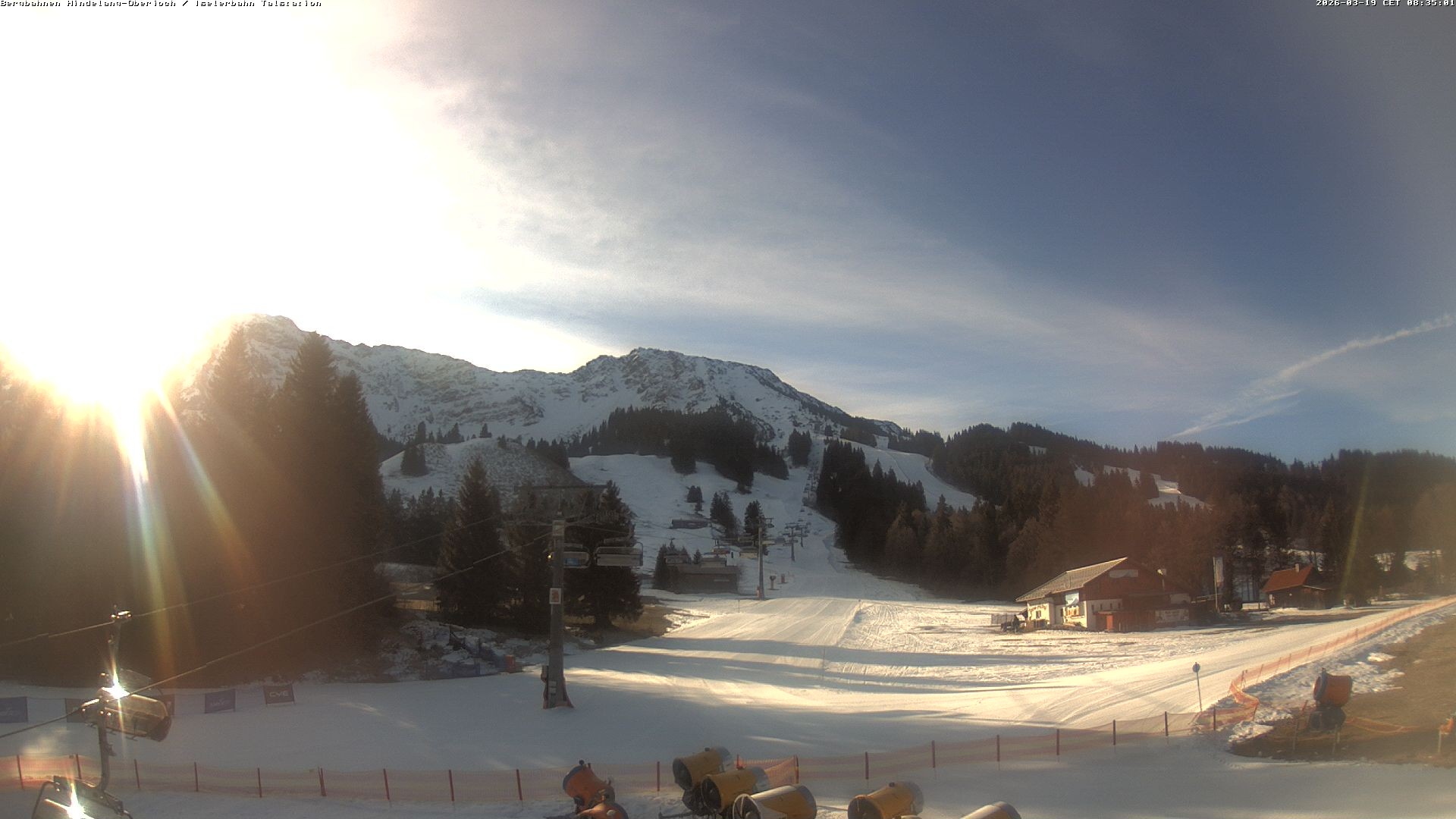 Archiv Foto Webcam Oberjoch - Blick zum Iseler