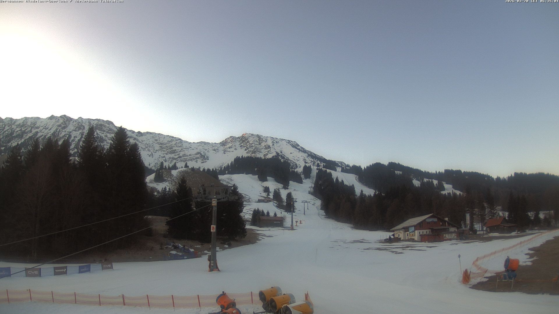 Archiv Foto Webcam Oberjoch - Blick zum Iseler