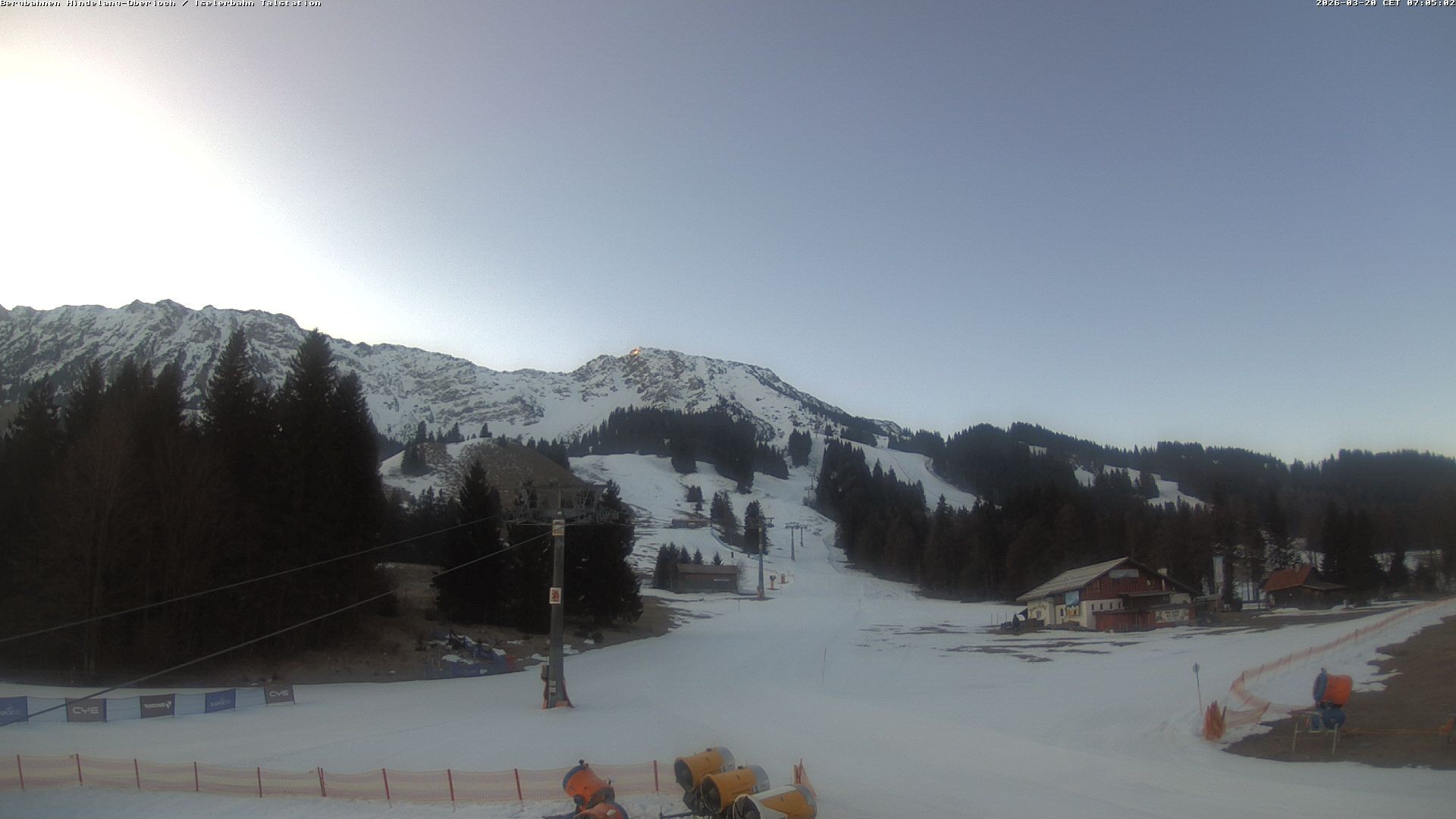 Archiv Foto Webcam Oberjoch - Blick zum Iseler