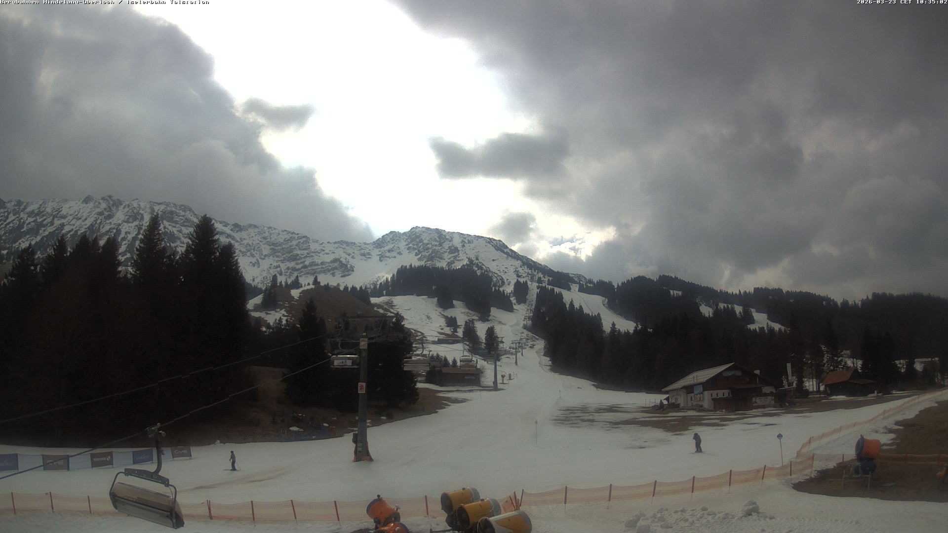 Archiv Foto Webcam Oberjoch - Blick zum Iseler