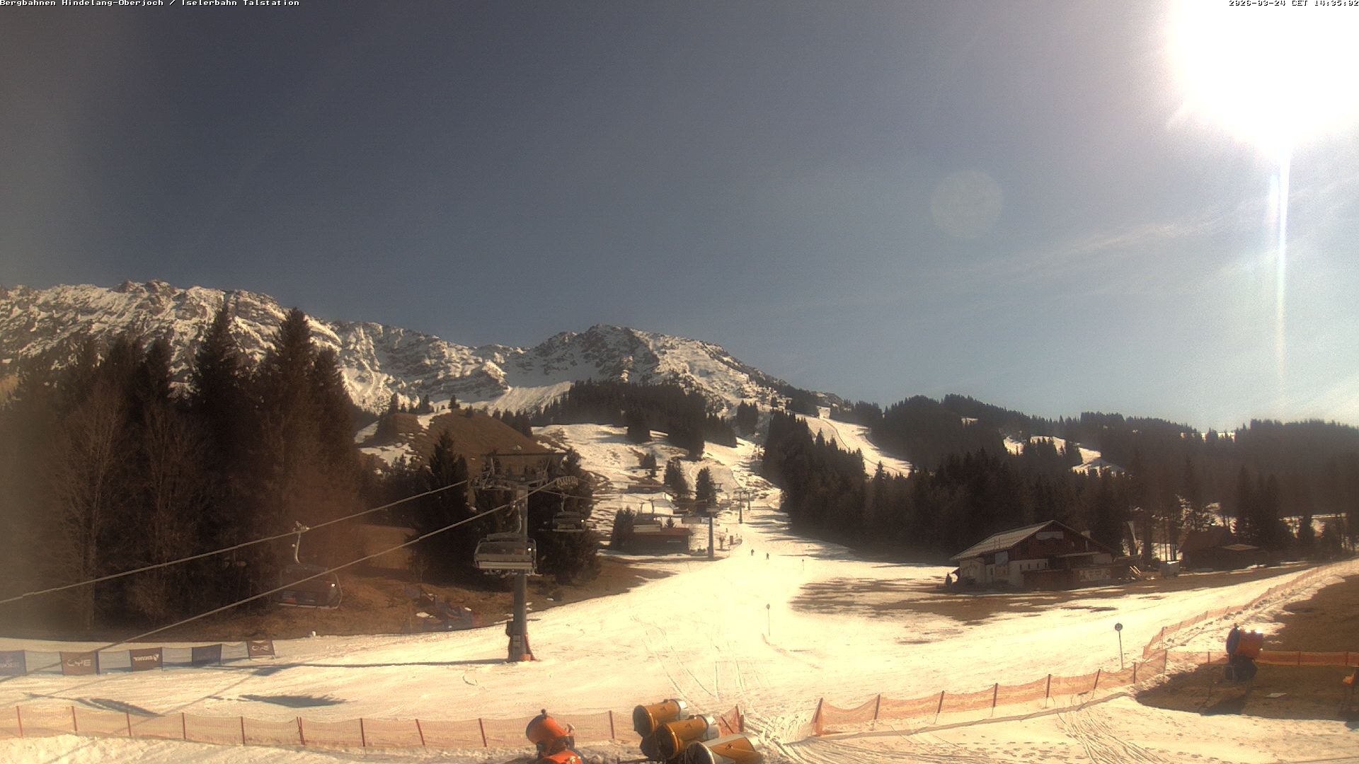 Archived image Webcam Oberjoch - Mt. Iseler