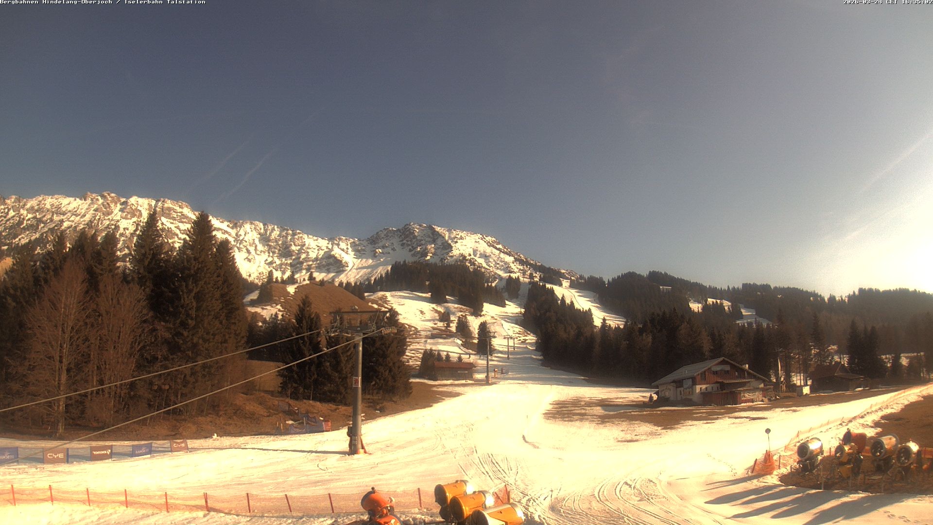 Archived image Webcam Oberjoch - Mt. Iseler