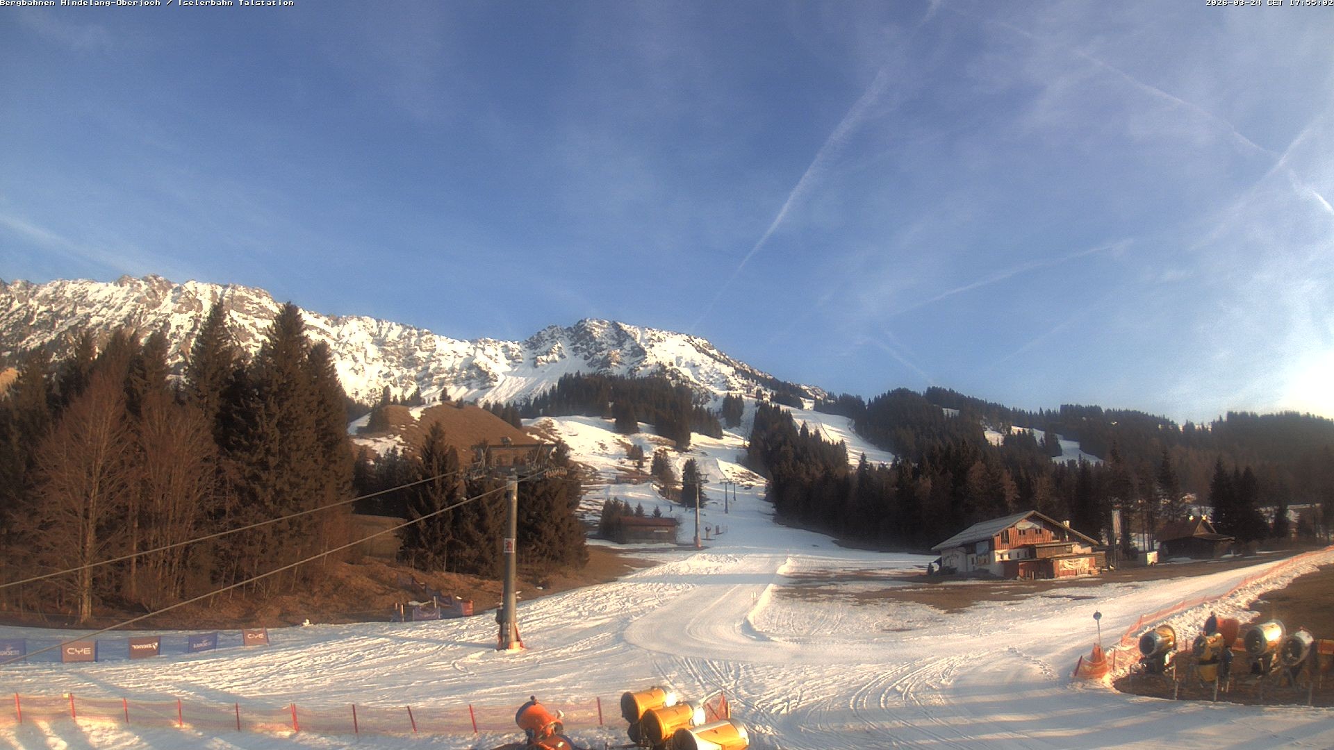 Archived image Webcam Oberjoch - Mt. Iseler