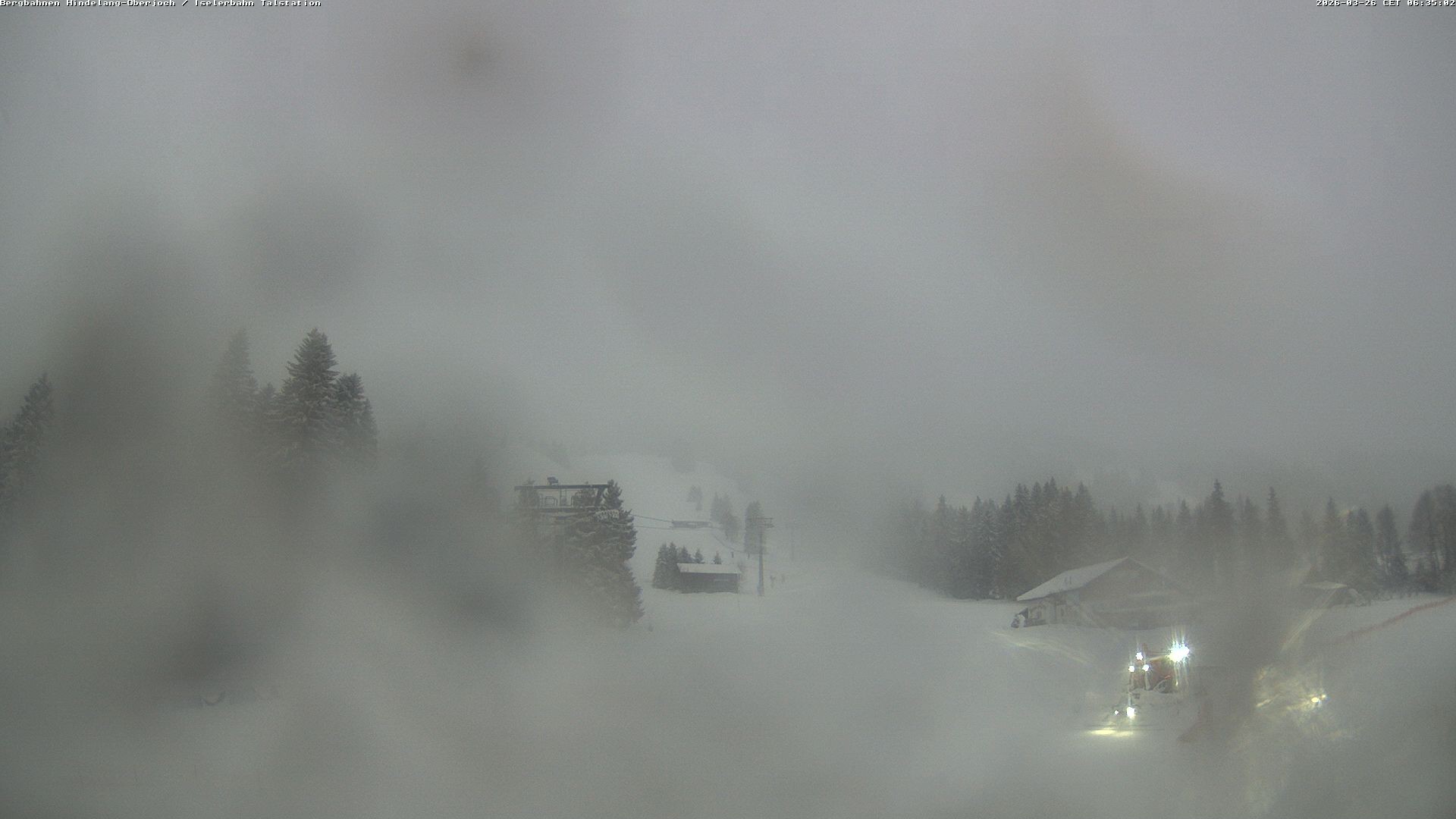 Archiv Foto Webcam Oberjoch - Blick zum Iseler